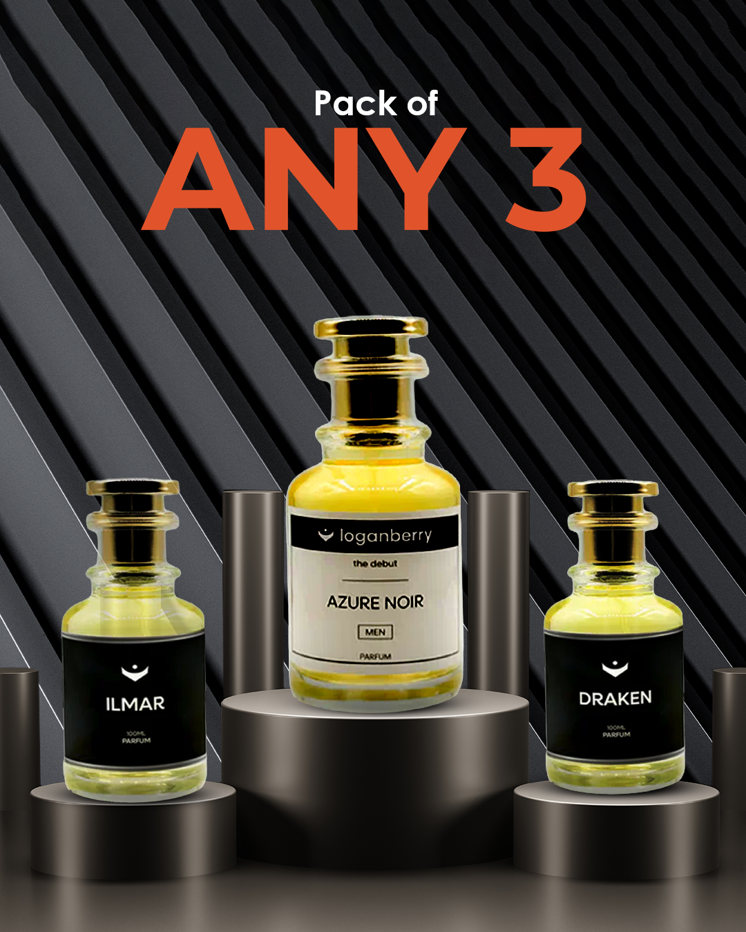 Pack of 3 bundle set (100ml)